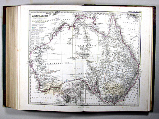 Stielers Hand-Atlas, 1875 ('oude' versie / 'old' version)
50b. Australien