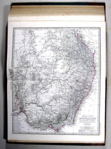 Stielers Hand-Atlas, 1875 ('oude' versie / 'old' version)
50c. Süd-Ost-Australien
