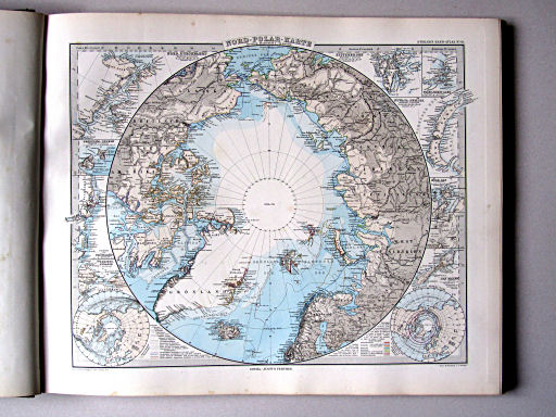 Stielers Hand-Atlas, 1882
10. Nord-Polar-Karte