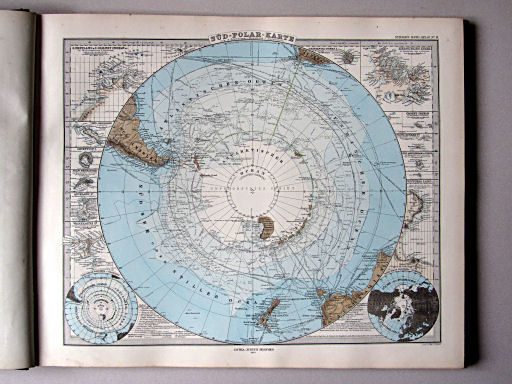 Stielers Hand-Atlas, 1882
11. Süd-Polar-Karte