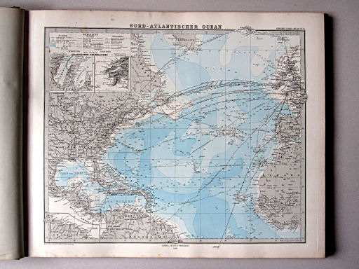 Stielers Hand-Atlas, 1882
12. Nord-Atlantischer Ocean