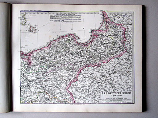 Stielers Hand-Atlas, 1882
20. Deutsches Reich in 4 Blättern. Blatt 2