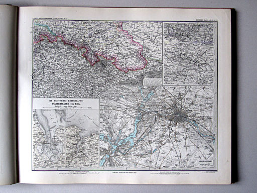 Stielers Hand-Atlas, 1882
22. Deutsches Reich in 4 Blättern. Blatt 4
