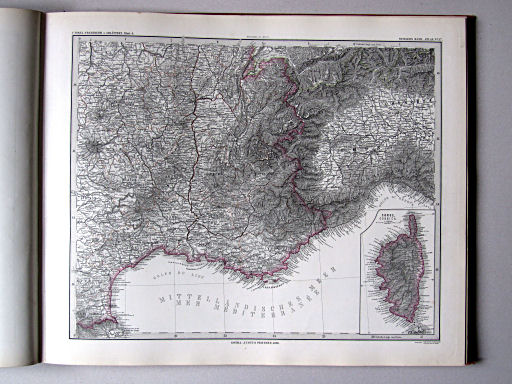 Stielers Hand-Atlas, 1882
37. Frankreich in 4 Blättern, Blatt 4