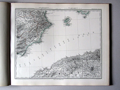 Stielers Hand-Atlas, 1882
42. Spanische Halbinsel in 4 Blättern, Blatt 4