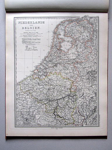 Stielers Hand-Atlas, 1882
43. Niederlande und Belgien