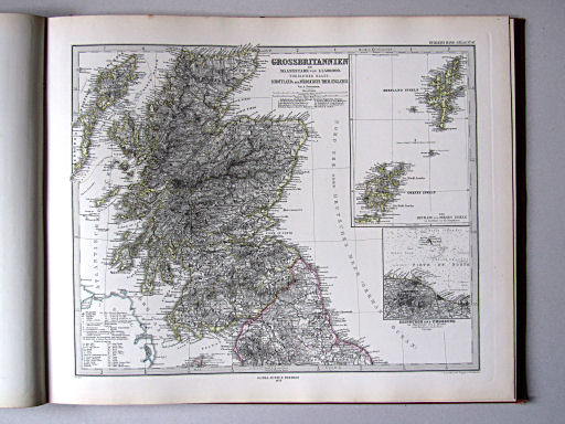 Stielers Hand-Atlas, 1882
47. Grossbritannien Nördliches Blatt: Schottland u. der nördlichste Theil England's