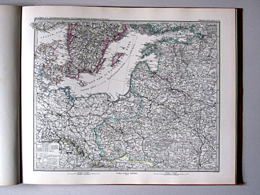 Stielers Hand-Atlas, 1882
52. Ost-Europa, Nº 3: Süd-Schweden, die Russischen Ostsee-Provinzen, Polen & West-Russland