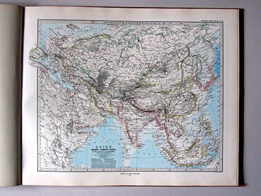 Stielers Hand-Atlas, 1882
58. Asien, Europa & Nordost-Afrika