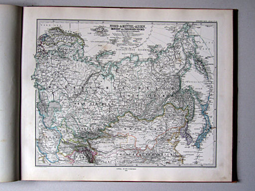 Stielers Hand-Atlas, 1882
59. Nord- & Mittel-Asien, Übersicht des Russischen Reiches