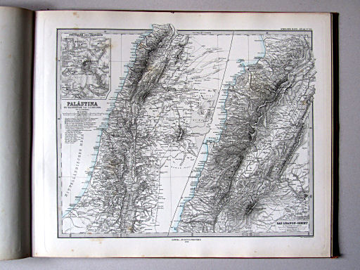 Stielers Hand-Atlas, 1882
61. Palästina