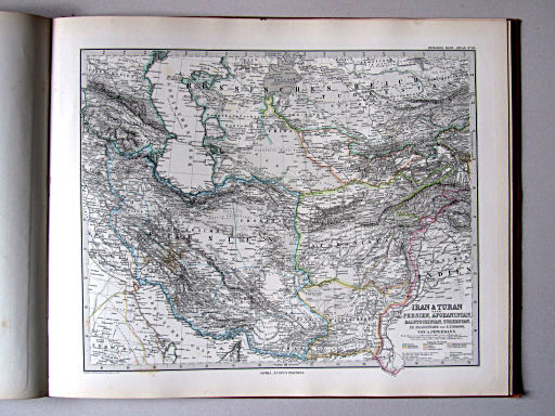 Stielers Hand-Atlas, 1882
62. Iran & Turan oder: Persien, Afghanistan, Balutschistan, Turkestan