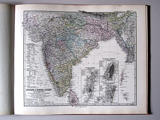 Stielers Hand-Atlas, 1882
63. Indien & Inner-Asien in 2 Blättern