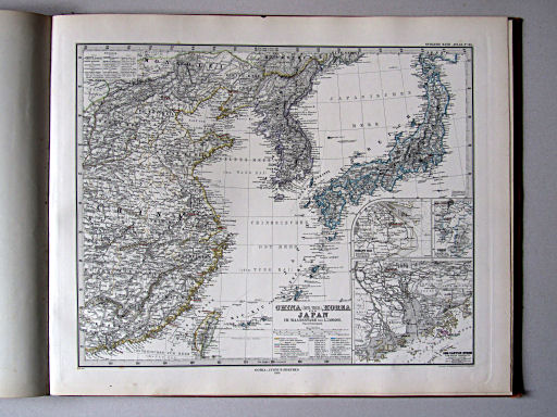 Stielers Hand-Atlas, 1882
65. China (östl. Theil), Korea und Japan