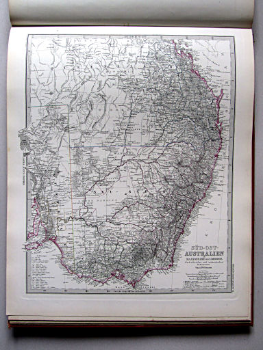 Stielers Hand-Atlas, 1882
74. Süd-Ost-Australien