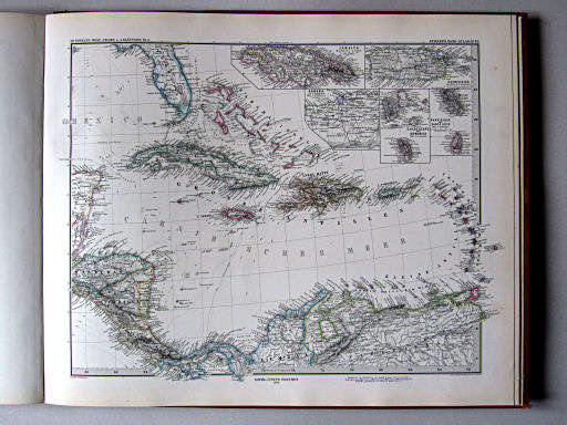 Stielers Hand-Atlas, 1882
82. West-Indien in 4 Blättern, Bl. 4