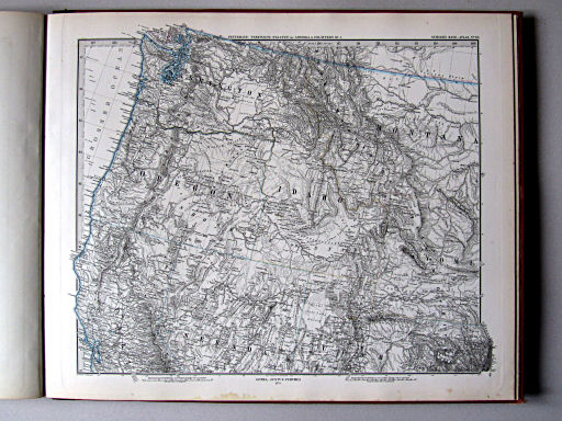Stielers Hand-Atlas, 1882
83. Vereinigte Staaten von Amerika in 6 Blättern, Bl. 1