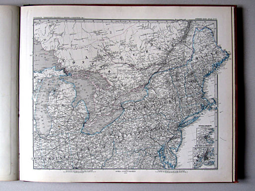 Stielers Hand-Atlas, 1882
85. Vereinigte Staaten von Amerika in 6 Blättern, Bl. 3