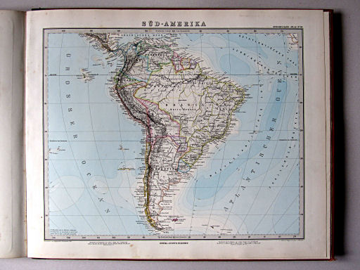 Stielers Hand-Atlas, 1882
89. Süd-Amerika