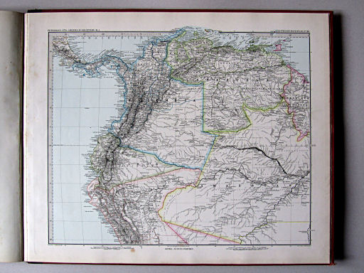 Stielers Hand-Atlas, 1882
90. Süd-Amerika in 6 Blättern, Bl. 1