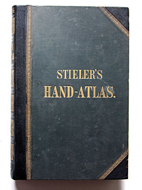 Stielers Hand-Atlas, 1885
Voorkant band  / Front cover