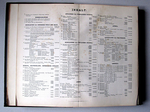 Stielers Hand-Atlas, 1885
Inhoudsopgave (volledige uitgave) / Table of contents (comprehensive edition)
