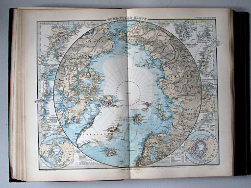 Stielers Hand-Atlas, 1885
10. Nord-Polar-Karte