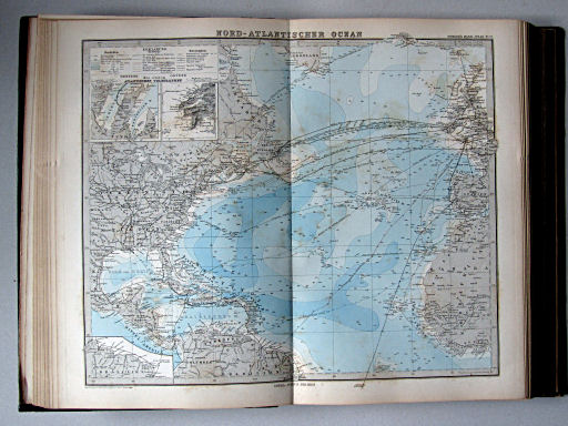 Stielers Hand-Atlas, 1885
12. Nord-Atlantischer Ocean