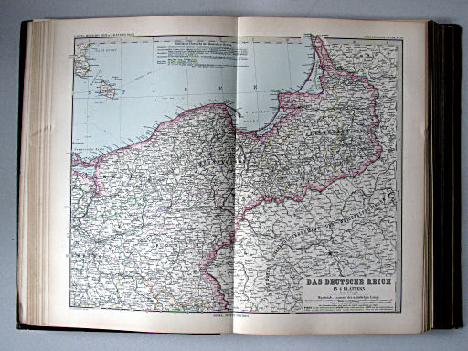 Stielers Hand-Atlas, 1885
20. Deutsches Reich in 4 Blättern. Blatt 2