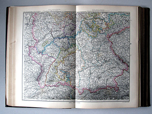 Stielers Hand-Atlas, 1885
21. Deutsches Reich in 4 Blättern. Blatt 3