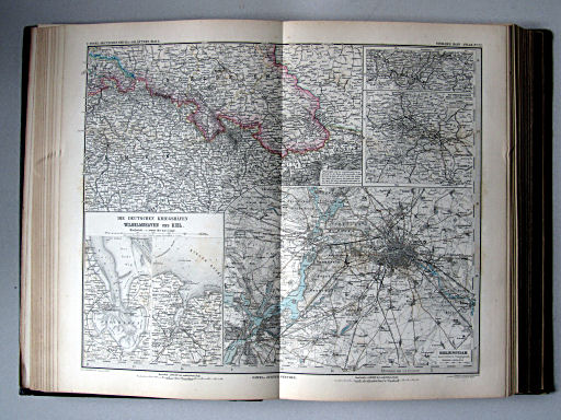 Stielers Hand-Atlas, 1885
22. Deutsches Reich in 4 Blättern. Blatt 4