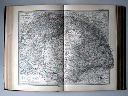 Stielers Hand-Atlas, 1885
29. Länder der Ungarischen Krone: Ungarn, Siebenbürgen, Slavonien und ein Theil von Kroatien