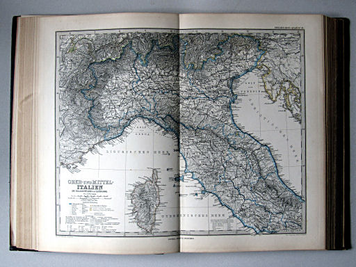Stielers Hand-Atlas, 1885
31. Ober- und Mittel-Italien