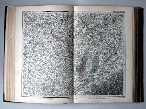 Stielers Hand-Atlas, 1885
35. Frankreich in 4 Blättern, Blatt 2