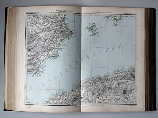 Stielers Hand-Atlas, 1885
42. Spanische Halbinsel in 4 Blättern, Blatt 4