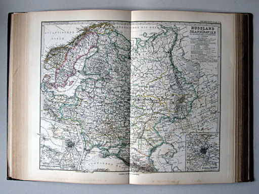 Stielers Hand-Atlas, 1885
49. Russland und Skandinavien