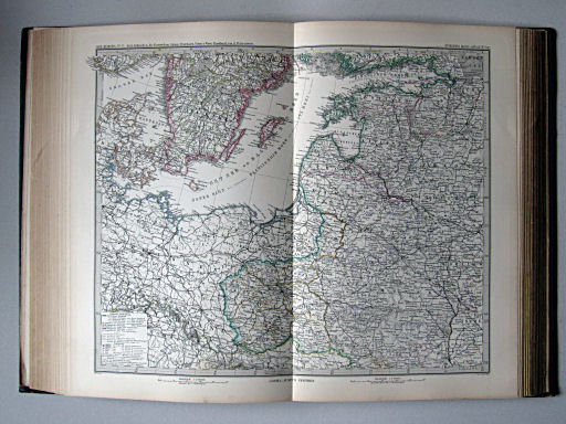 Stielers Hand-Atlas, 1885
52. Ost-Europa, Nº 3: Süd-Schweden, die Russischen Ostsee-Provinzen, Polen & West-Russland