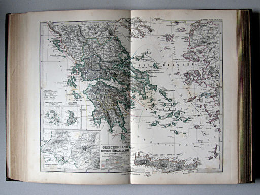 Stielers Hand-Atlas, 1885
57. Griechenland und der Griechisch-Türkische Archipel