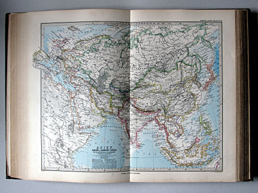 Stielers Hand-Atlas, 1885
58. Asien, Europa & Nordost-Afrika