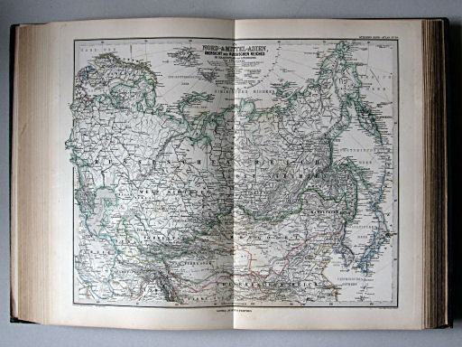 Stielers Hand-Atlas, 1885
59. Nord- & Mittel-Asien, Übersicht des Russischen Reiches