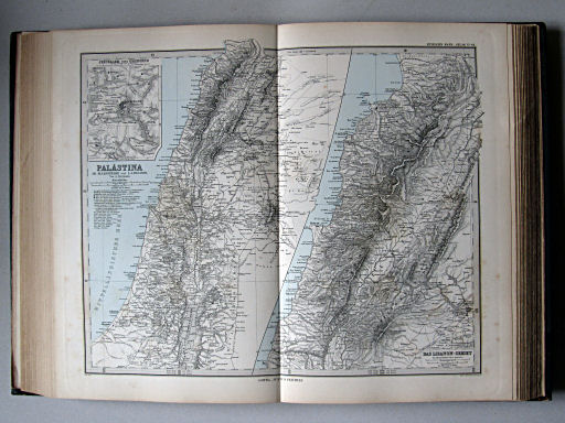 Stielers Hand-Atlas, 1885
61. Palästina