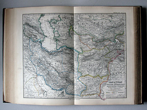 Stielers Hand-Atlas, 1885
62. Iran & Turan oder: Persien, Afghanistan, Balutschistan, Turkestan