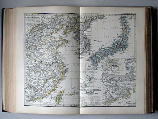 Stielers Hand-Atlas, 1885
65. China (östl. Theil), Korea und Japan