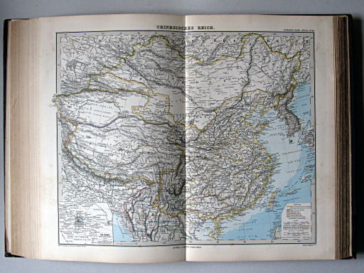 Stielers Hand-Atlas, 1885
66. Chinesisches Reich