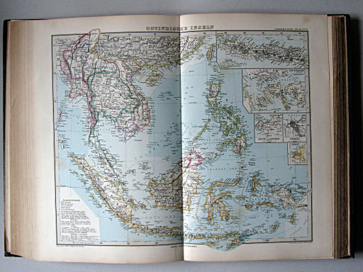 Stielers Hand-Atlas, 1885
67. Ostindische Inseln