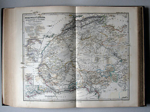 Stielers Hand-Atlas, 1885
69. Nordwest-Afrika