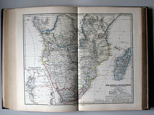 Stielers Hand-Atlas, 1885
71. Süd-Afrika & Madagaskar