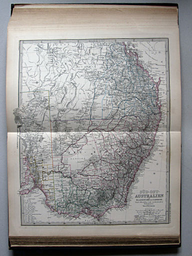 Stielers Hand-Atlas, 1885
74. Süd-Ost-Australien