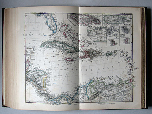 Stielers Hand-Atlas, 1885
82. West-Indien in 4 Blättern, Bl. 4