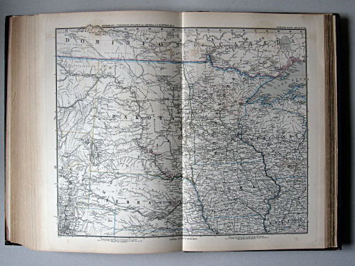 Stielers Hand-Atlas, 1885
84. Vereinigte Staaten von Amerika in 6 Blättern, Bl. 2